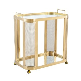 blink home furniture antique gold brand blink home irvine stainless steel goldfinished bar cart buy bars online at overstockcom our best dining blink home furniture antique gold brand blink home irvine stainless steel goldfinished bar cart buy bars online at overstockcom our best dining